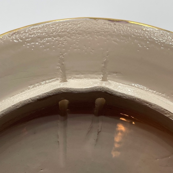 Vintage Ceramicas Sevilla Spain, 24k gold trim decorative Wall Plate - Picture 6 of 9